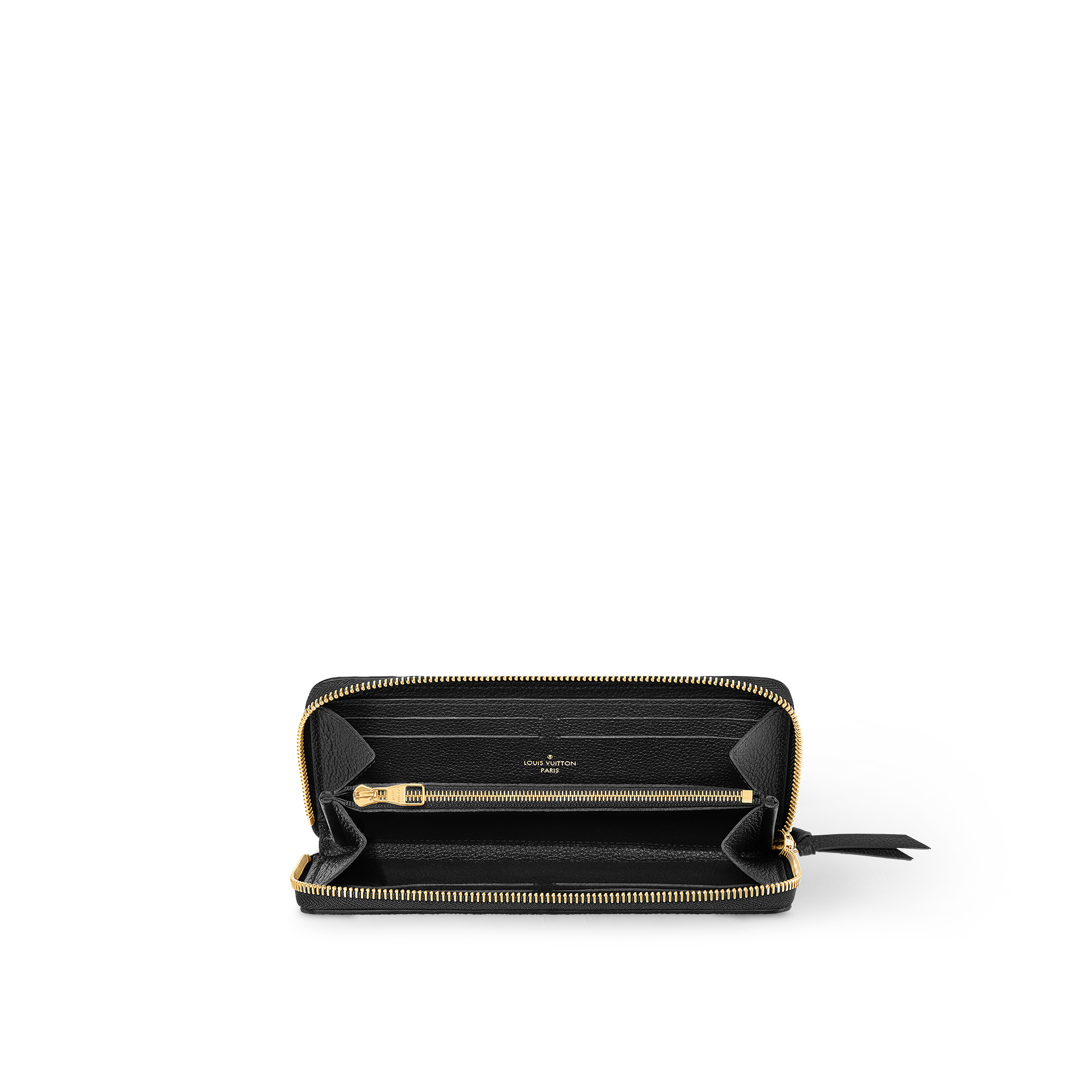 最終価格　Louis Vuitton サイズ36 Women's Black Leather Zip Wallet - Clémence Empreinte | LOUIS